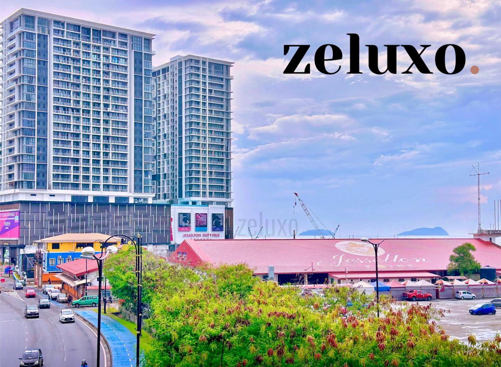 #6 Jesselton Quay City Pads Seaview By Zeluxo Kota Kinabalu Esterno foto