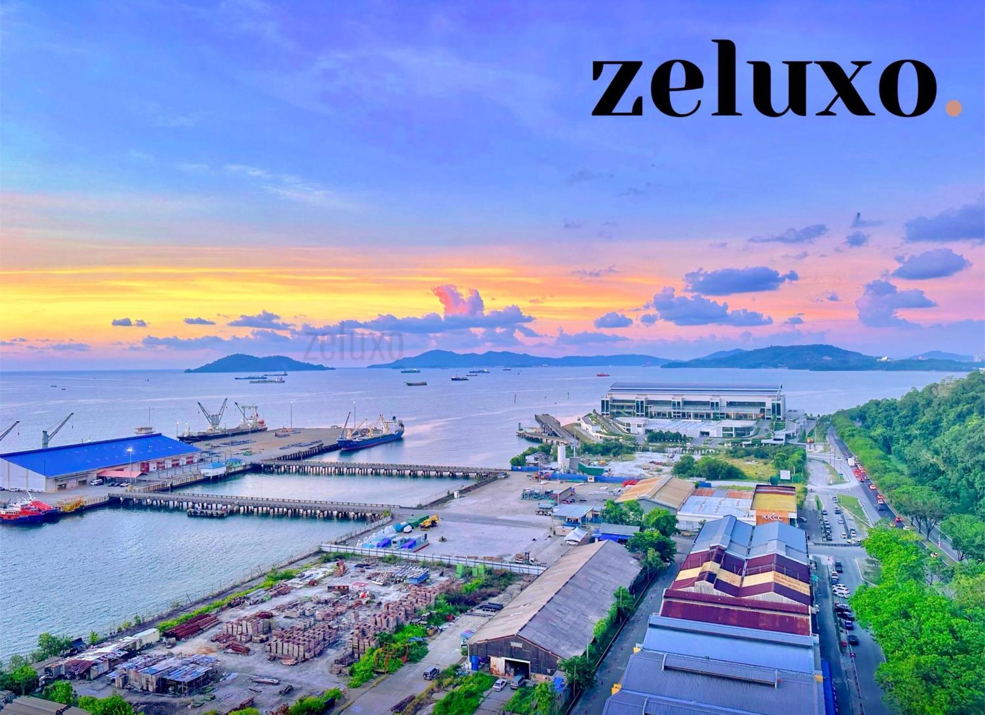 #6 Jesselton Quay City Pads Seaview By Zeluxo Kota Kinabalu Esterno foto