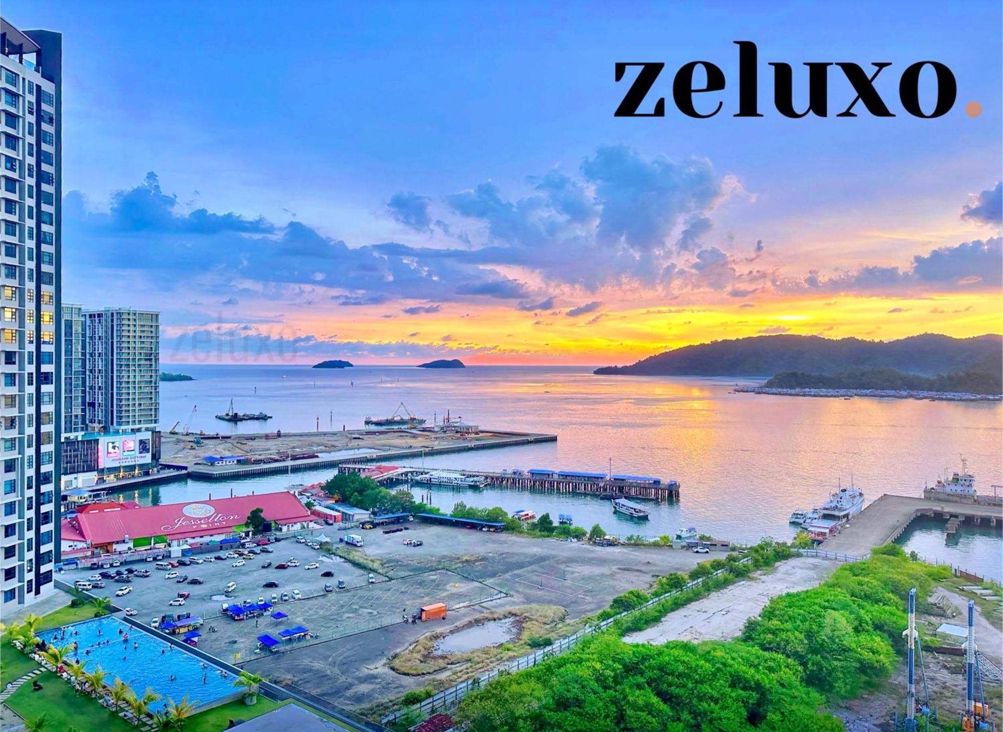 #6 Jesselton Quay City Pads Seaview By Zeluxo Kota Kinabalu Esterno foto
