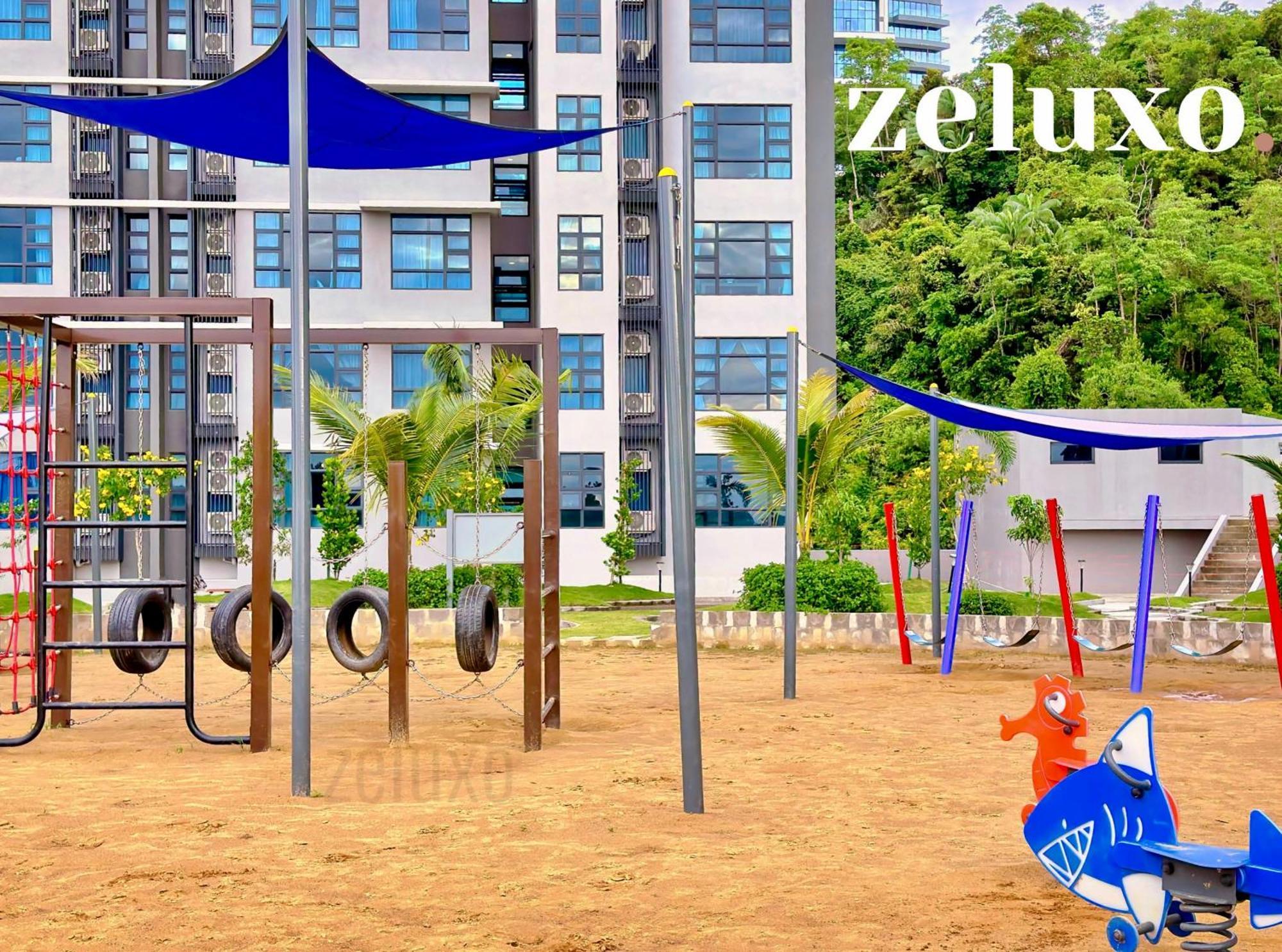 #6 Jesselton Quay City Pads Seaview By Zeluxo Kota Kinabalu Esterno foto