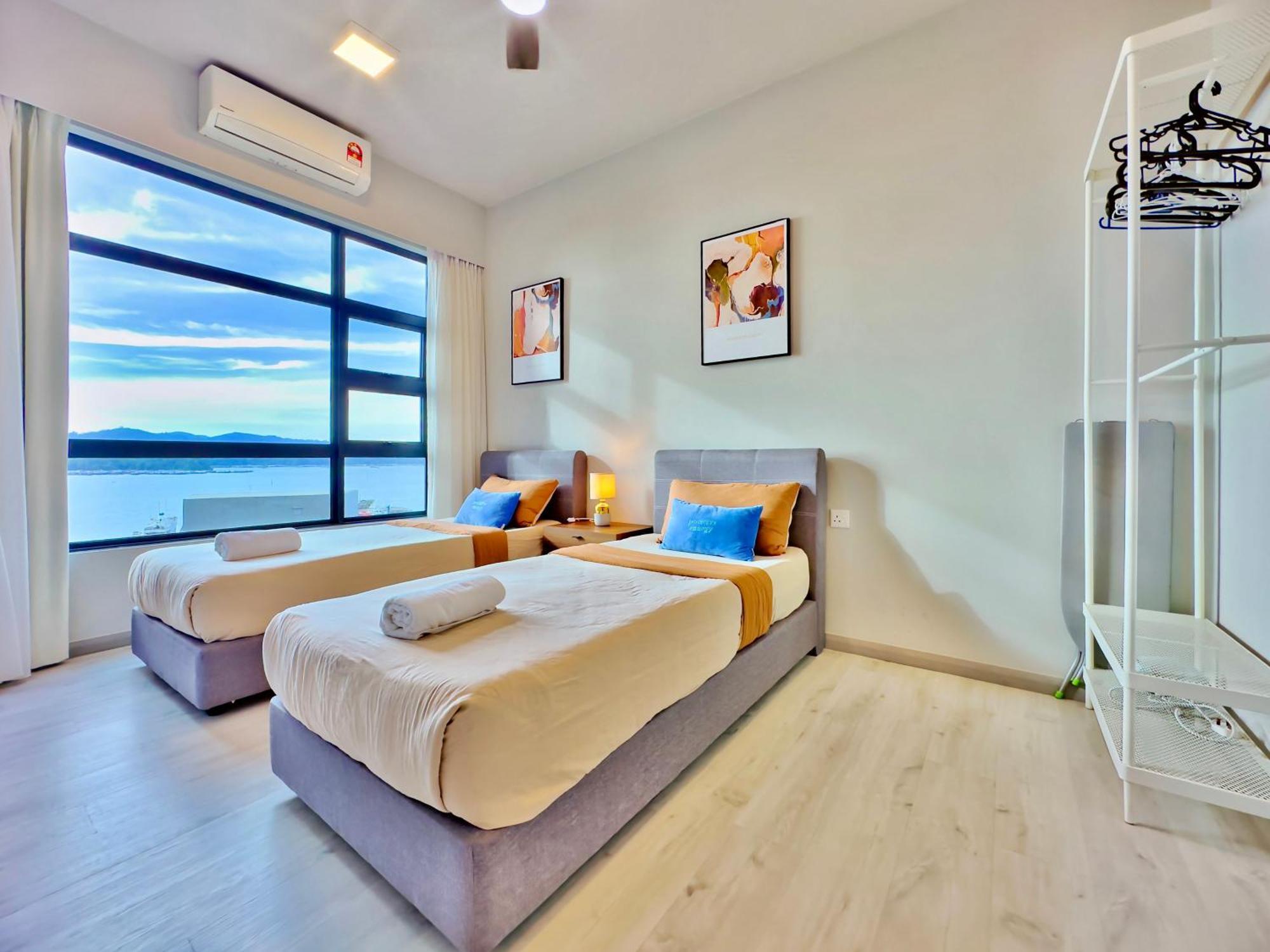 #6 Jesselton Quay City Pads Seaview By Zeluxo Kota Kinabalu Esterno foto